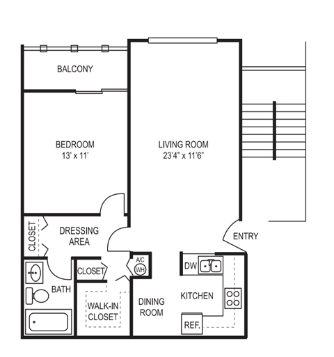 a floor plan of a bedroom house